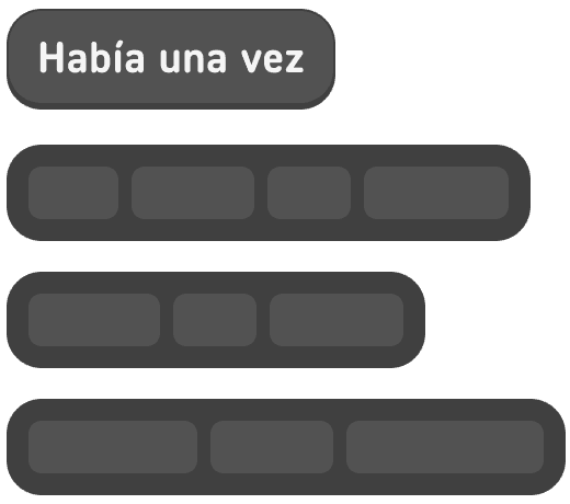 Fácil de concentrarse. Línea por línea.