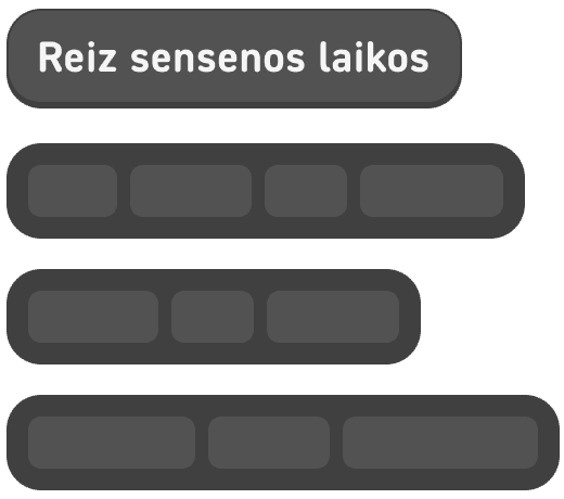 Viegli fokusēties. Rindu pa rindai.